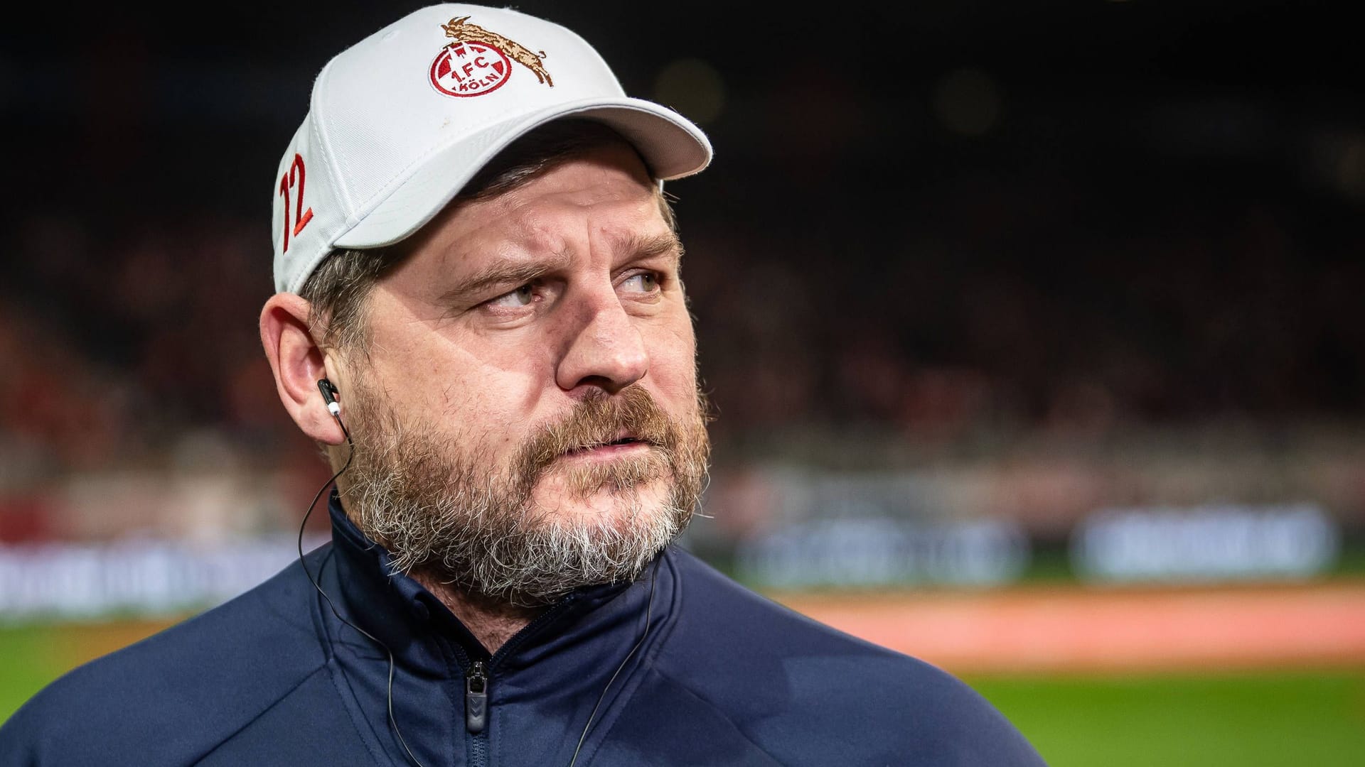 Steffen Baumgart: Der deutsche Fußballtrainer hier bei seinem letzten Spiel als Trainer des 1. FC Köln.