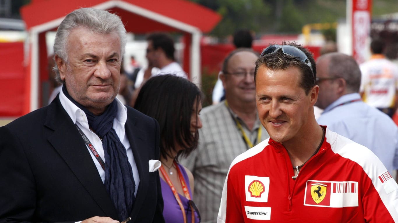 Langjähriges Erfolgsduo: Willi Weber (l.) und Michael Schumacher.
