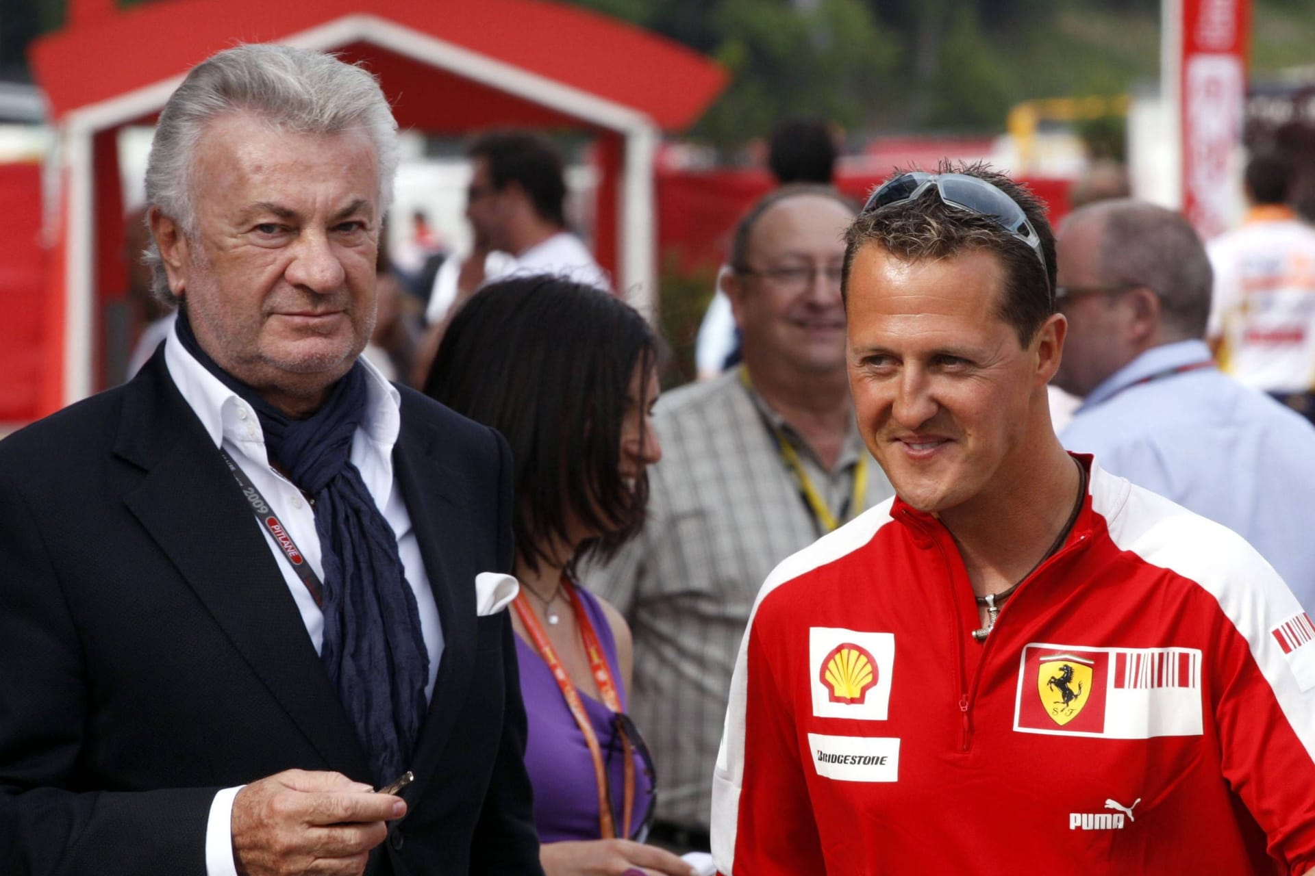 Langjähriges Erfolgsduo: Willi Weber (l.) und Michael Schumacher.