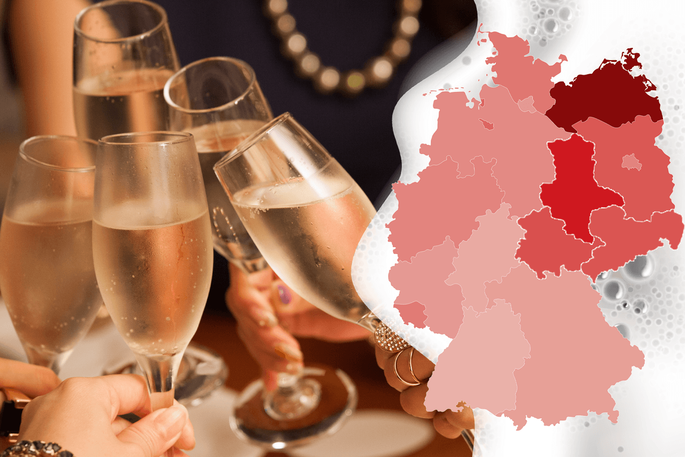 Alkoholkonsum der Deutschen.