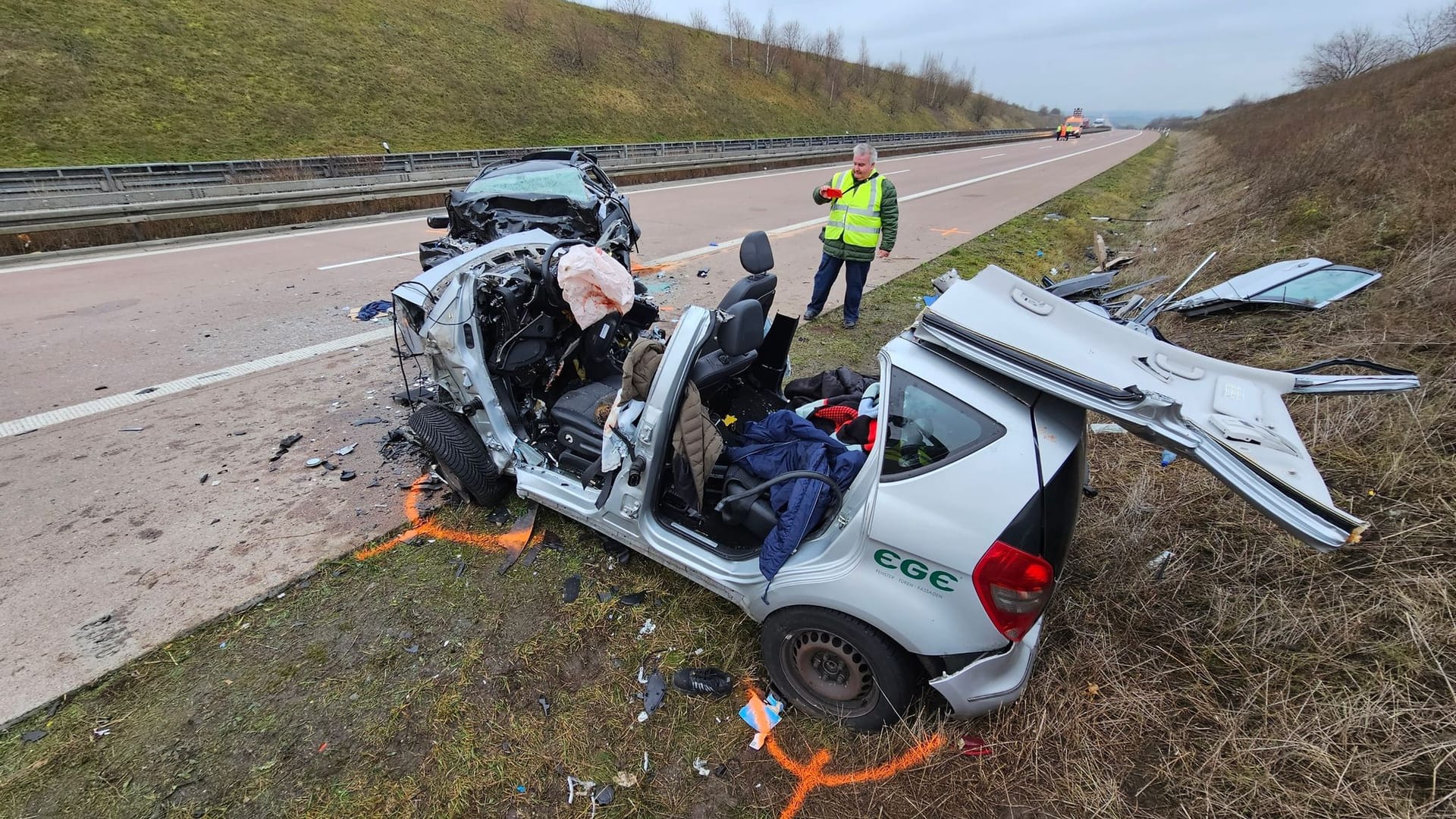 Geisterfahrerunfall auf der A38