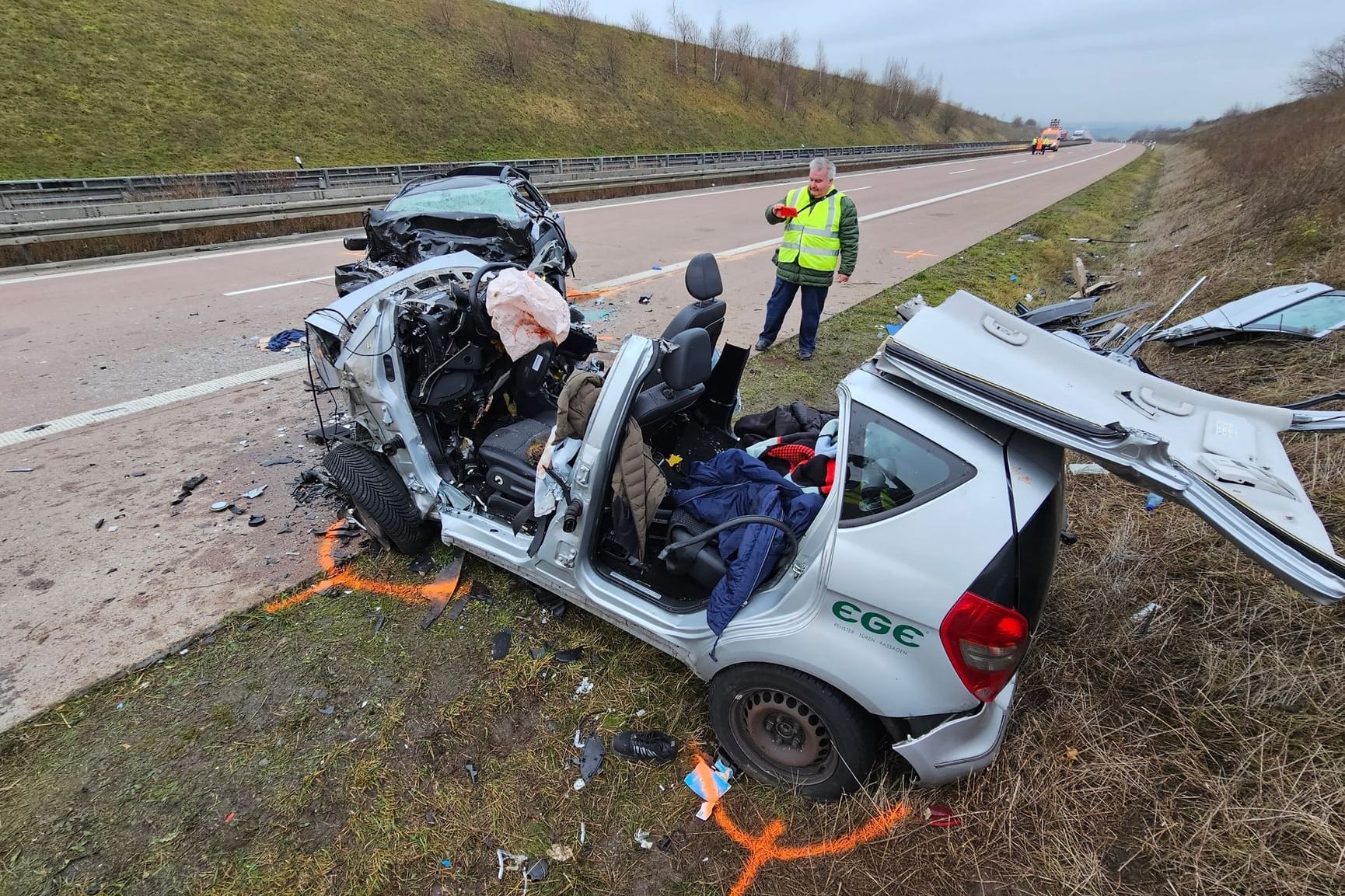 Geisterfahrerunfall auf der A38