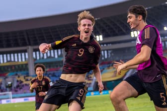 Die deutsche U17: Im WM-Finale treffen sie auf Frankreich.