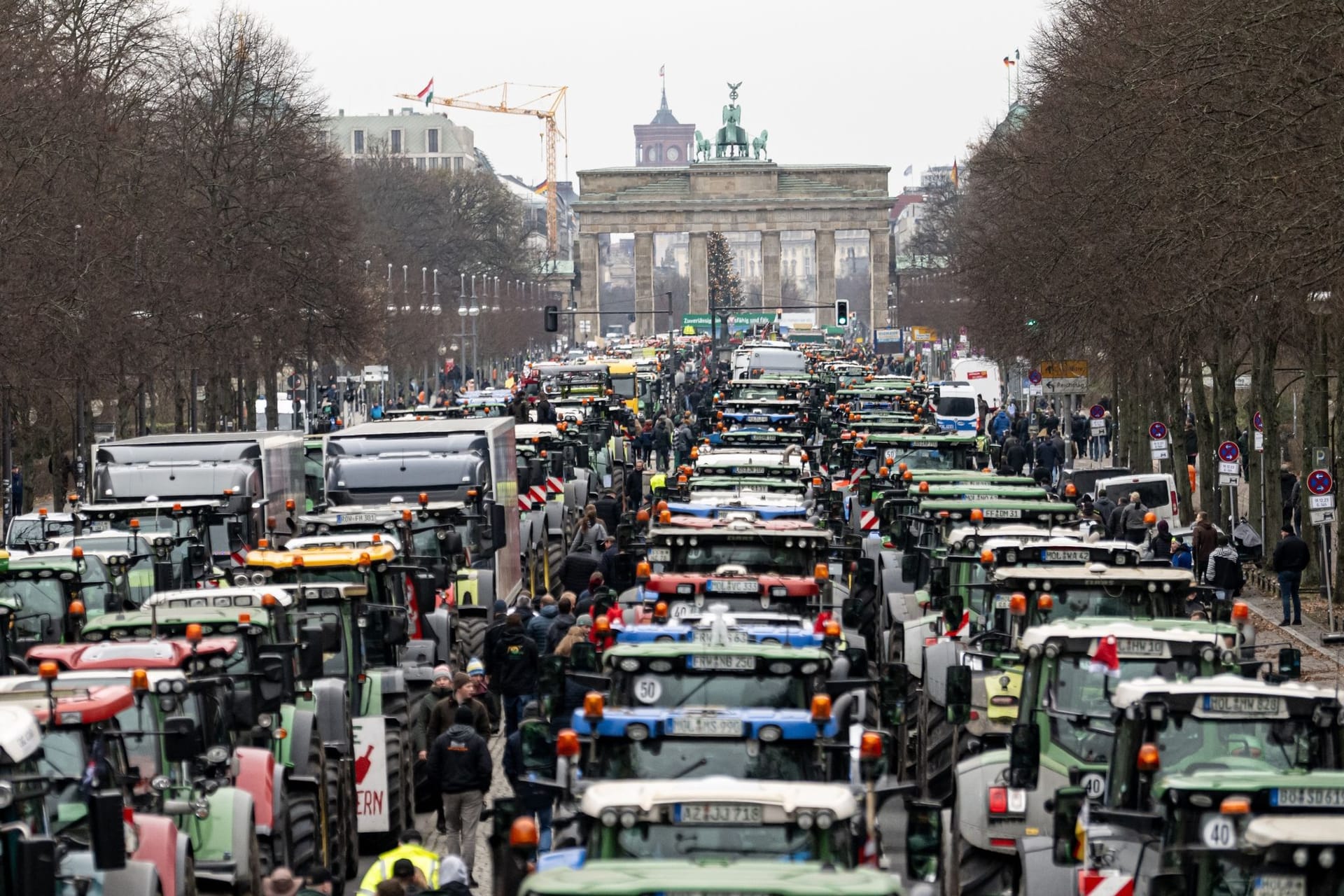 Protest der Landwirte