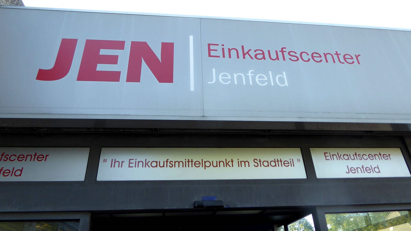 Das "JEN" Einkaufszentrum im Hamburger Stadtteil Jenfeld