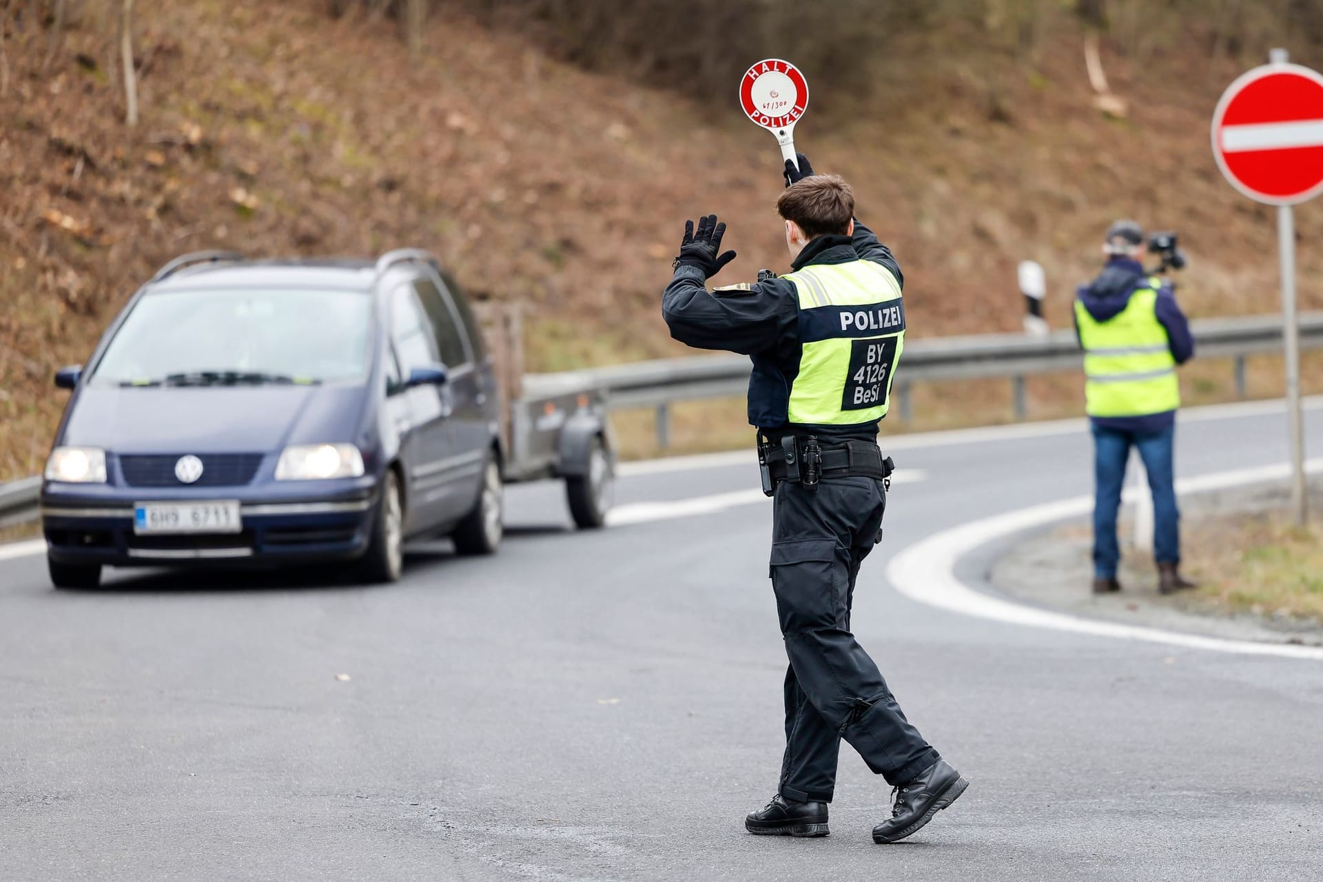 Grenzkontrolle in Bayern