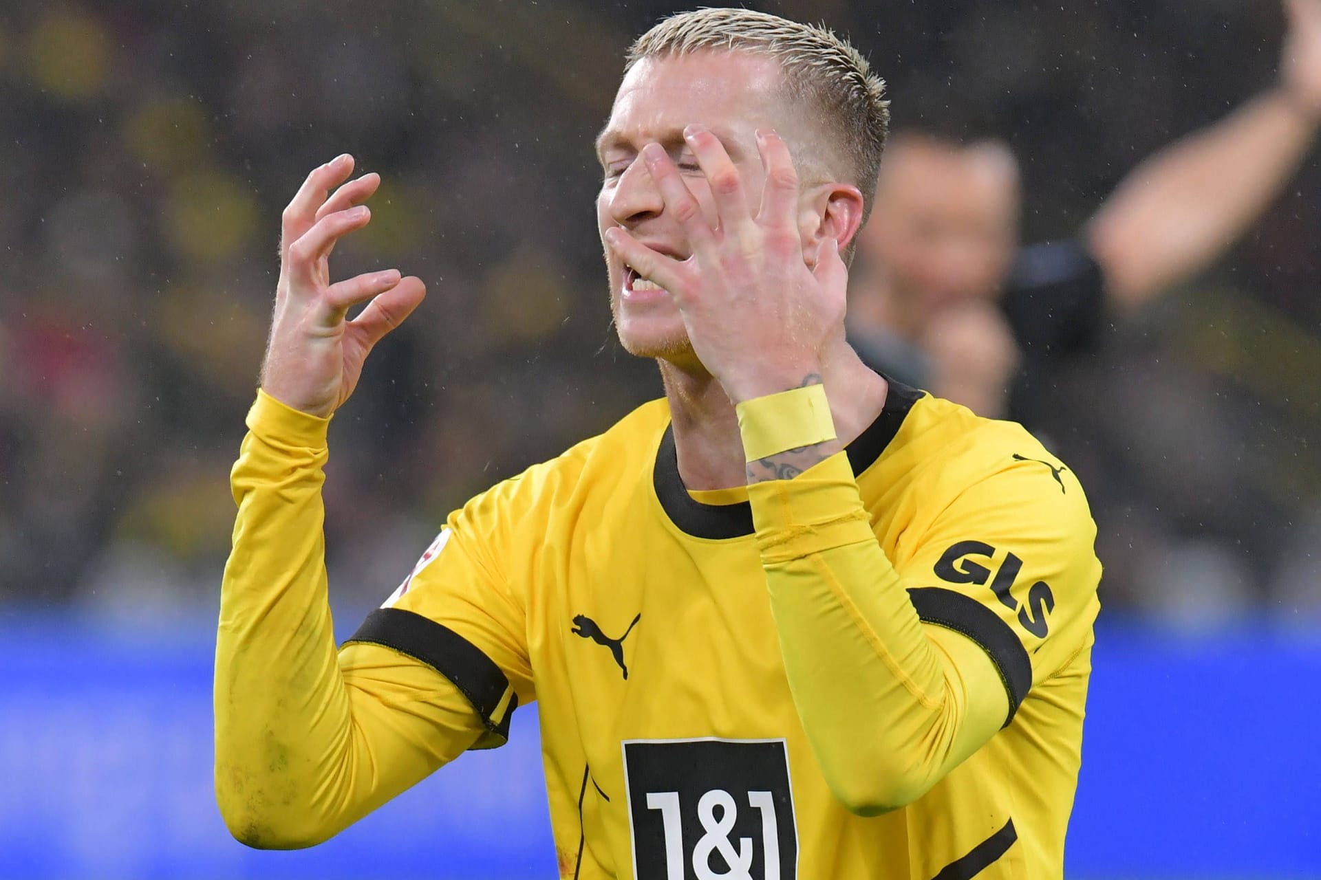 Emotional: Dortmunds Marco Reus im Spiel gegen RB Leipzig.