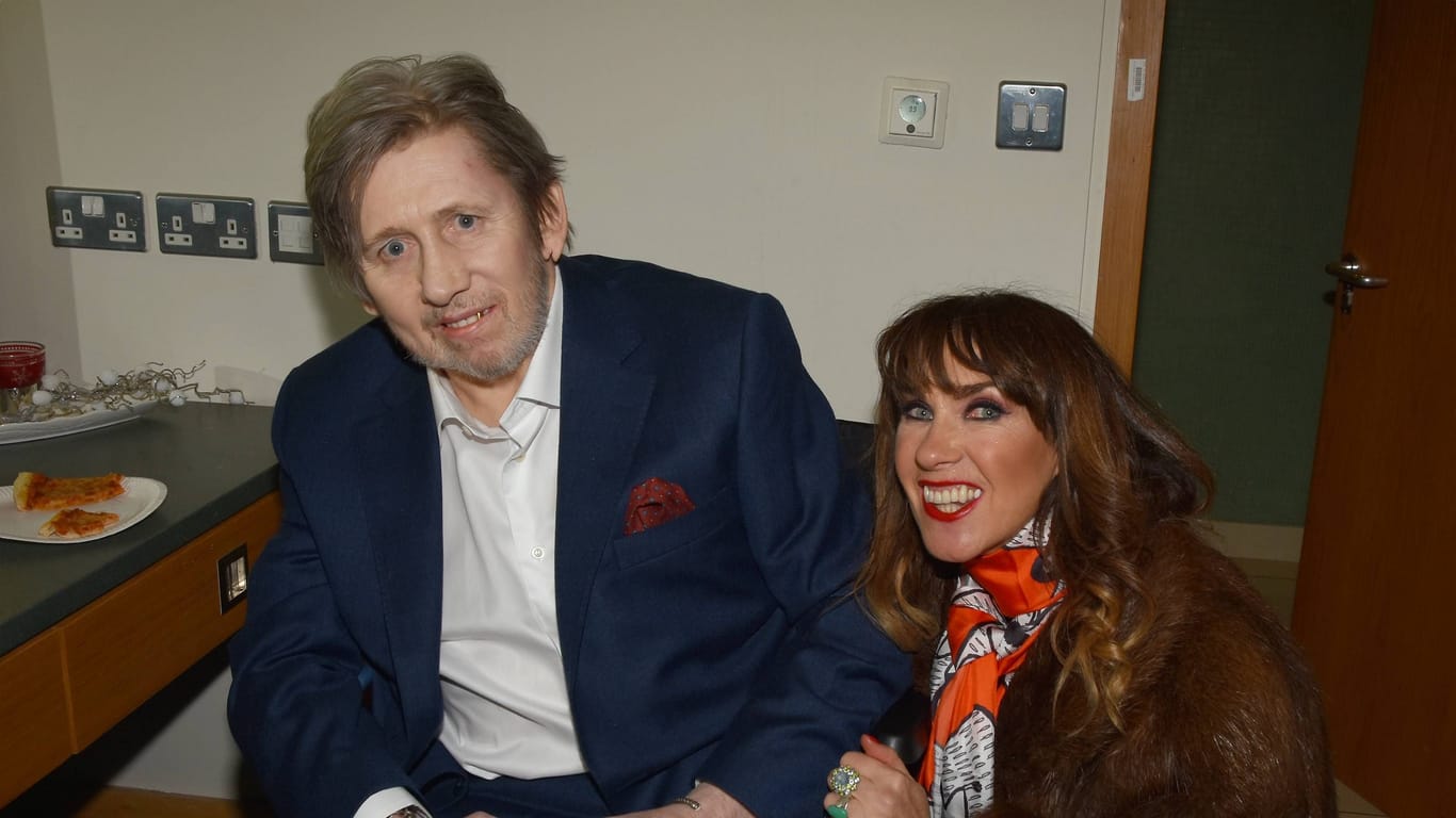 Shane MacGowan und seine Ehefrau Victoria Mary Clarke 2019 in Dublin
