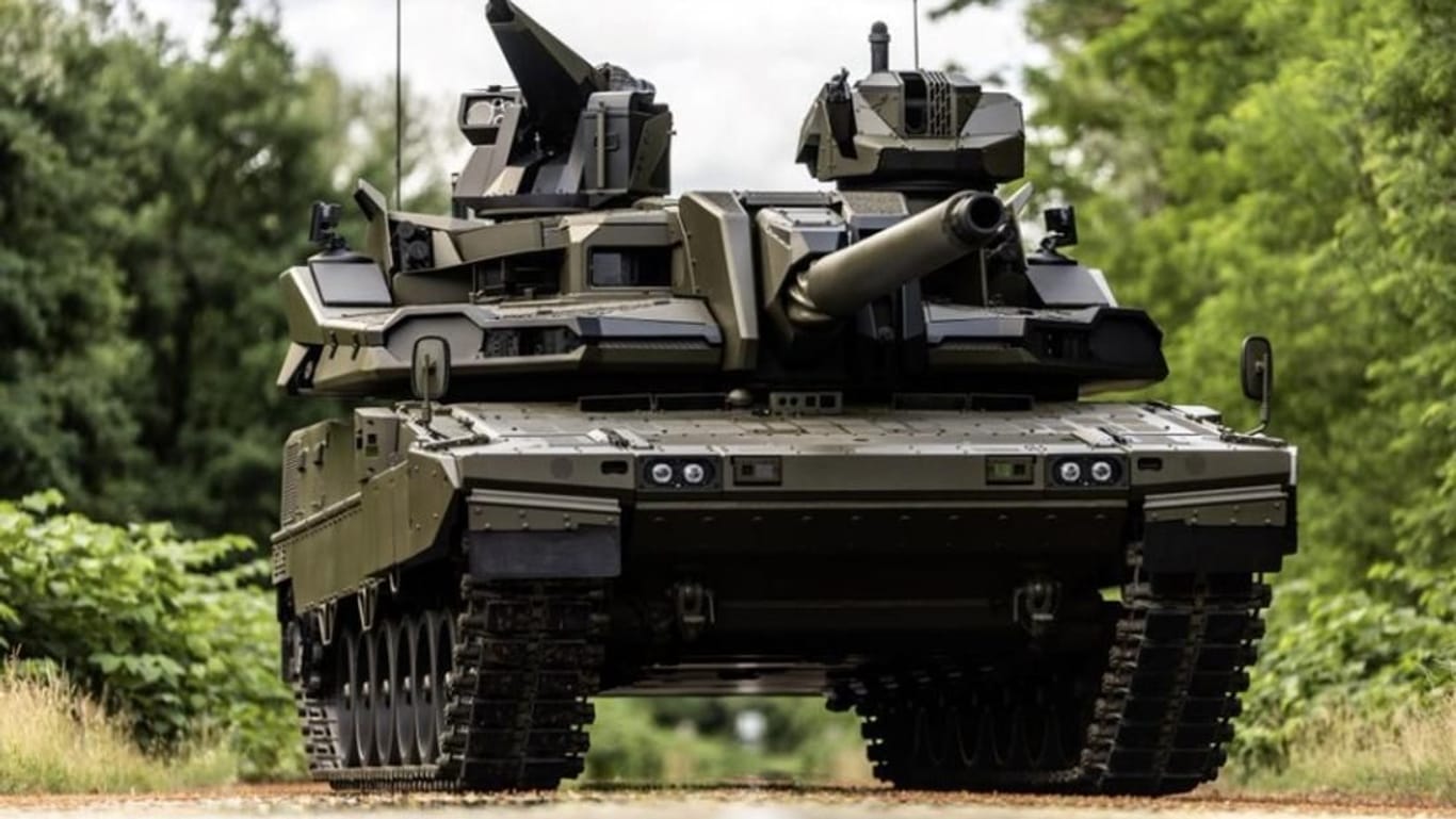 Der Enhanced Main Battle Tank: Der neue Superpanzer soll eine Fusion aus dem deutschen Leopard 2 und dem französischen Leclerc-Panzer sein.