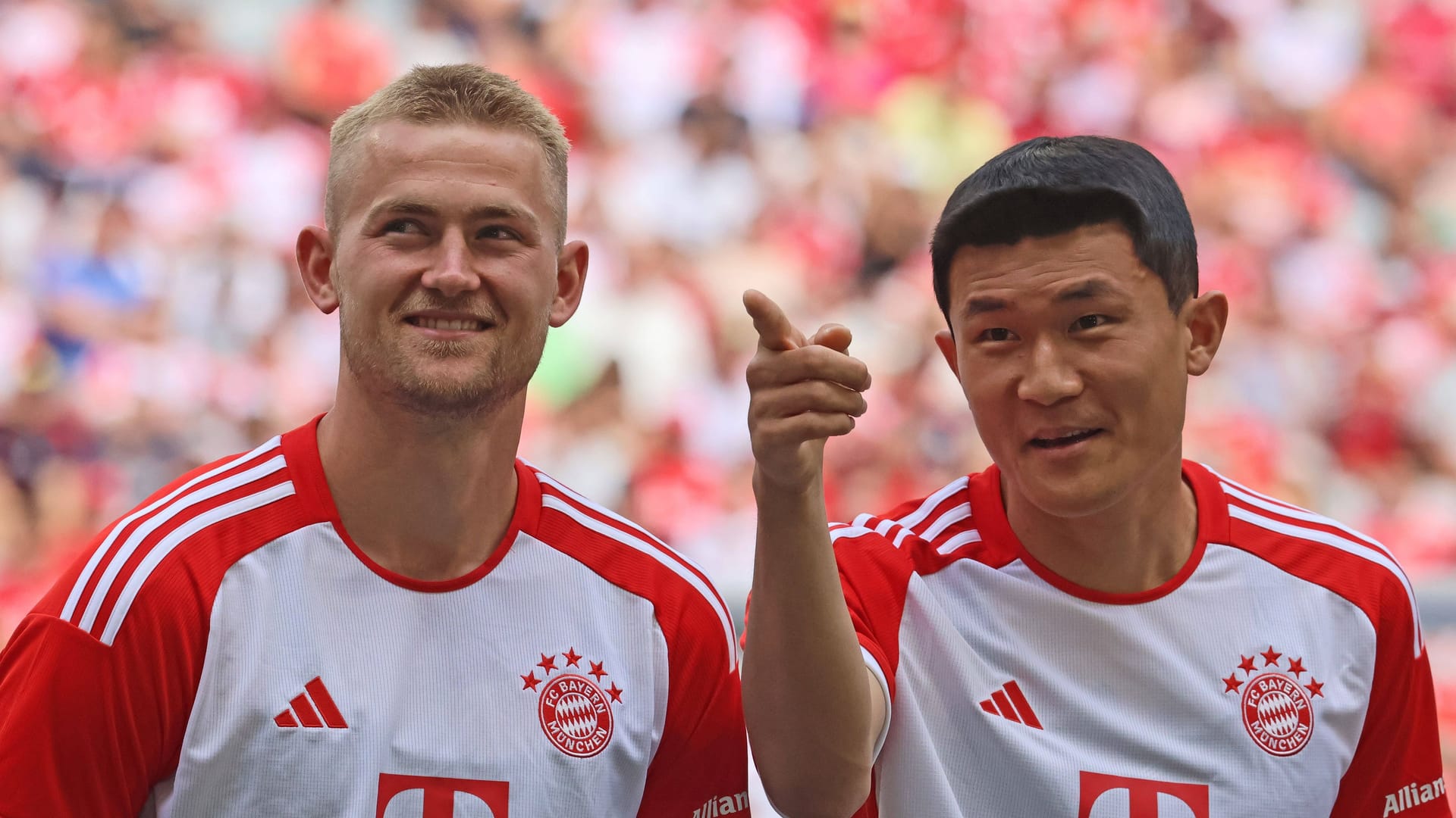 Matthijs de Ligt (l.) und Min-jae Kim: Sie sind wichtige Stützen in der Abwehr des FC Bayern.