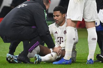 Serge Gnabry: Der Nationalspieler verletzte sich bei der Partie gegen Eintracht Frankfurt.