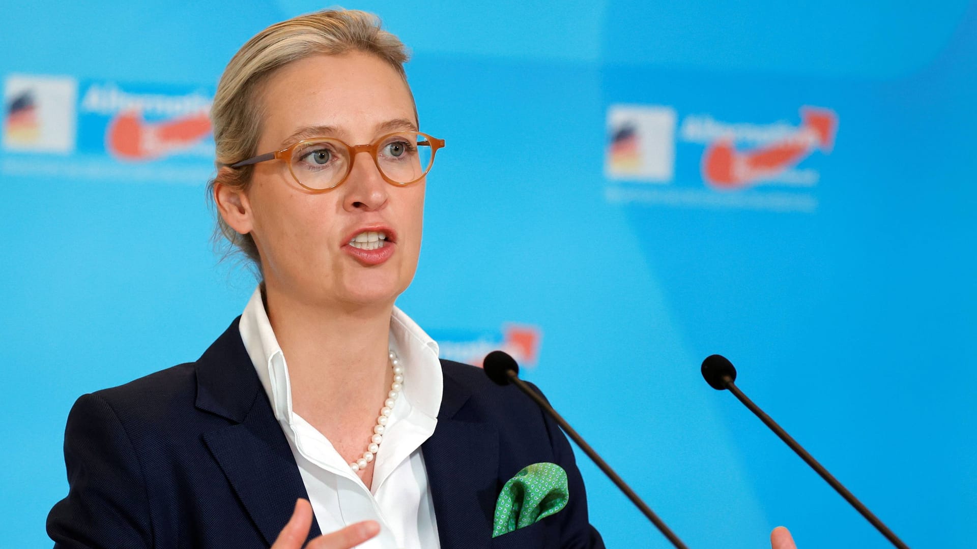 Alice Weidel, Fraktionschefin der AfD (Archivbild): Eine Insa-Umfrage zeigt, Deutschland würde rechts-konservativ wählen.