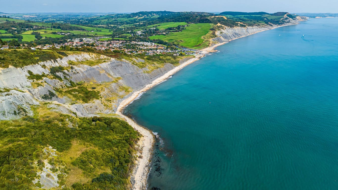 Die Jurassic Coast von Dorset in Südwestengland (Archivbild): Das Küstengebiet zählt zum Unesco-Weltnaturerbe.