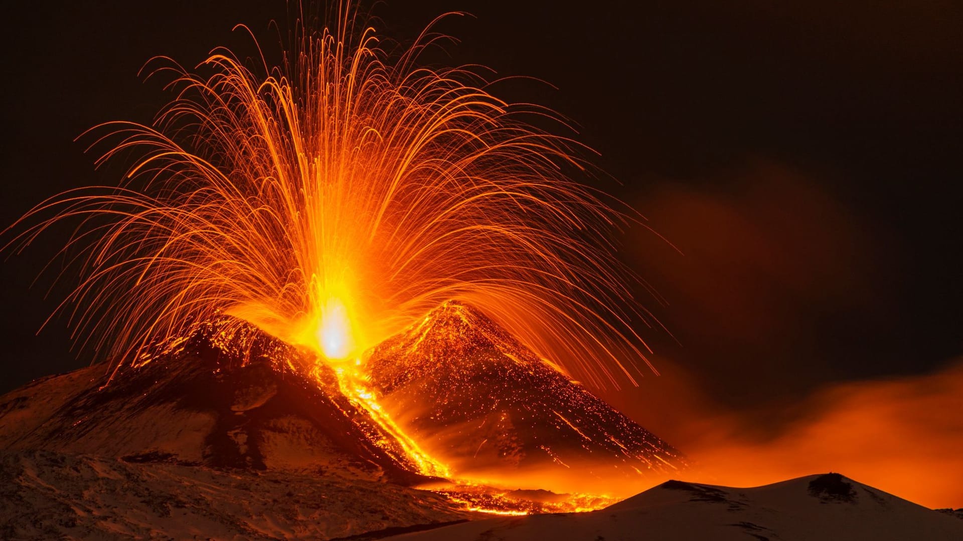 Eruption am Ätna