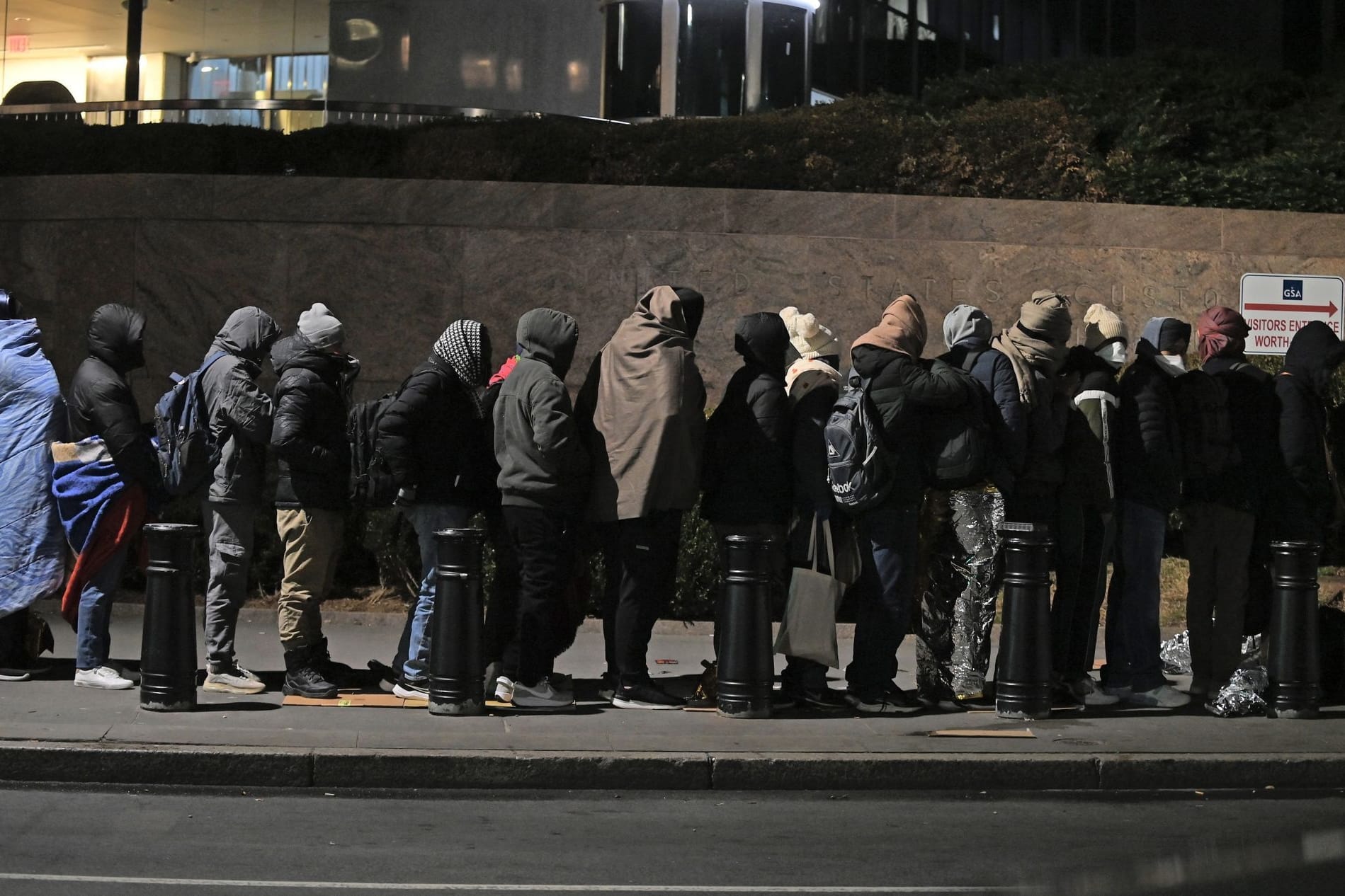 Migranten in New York