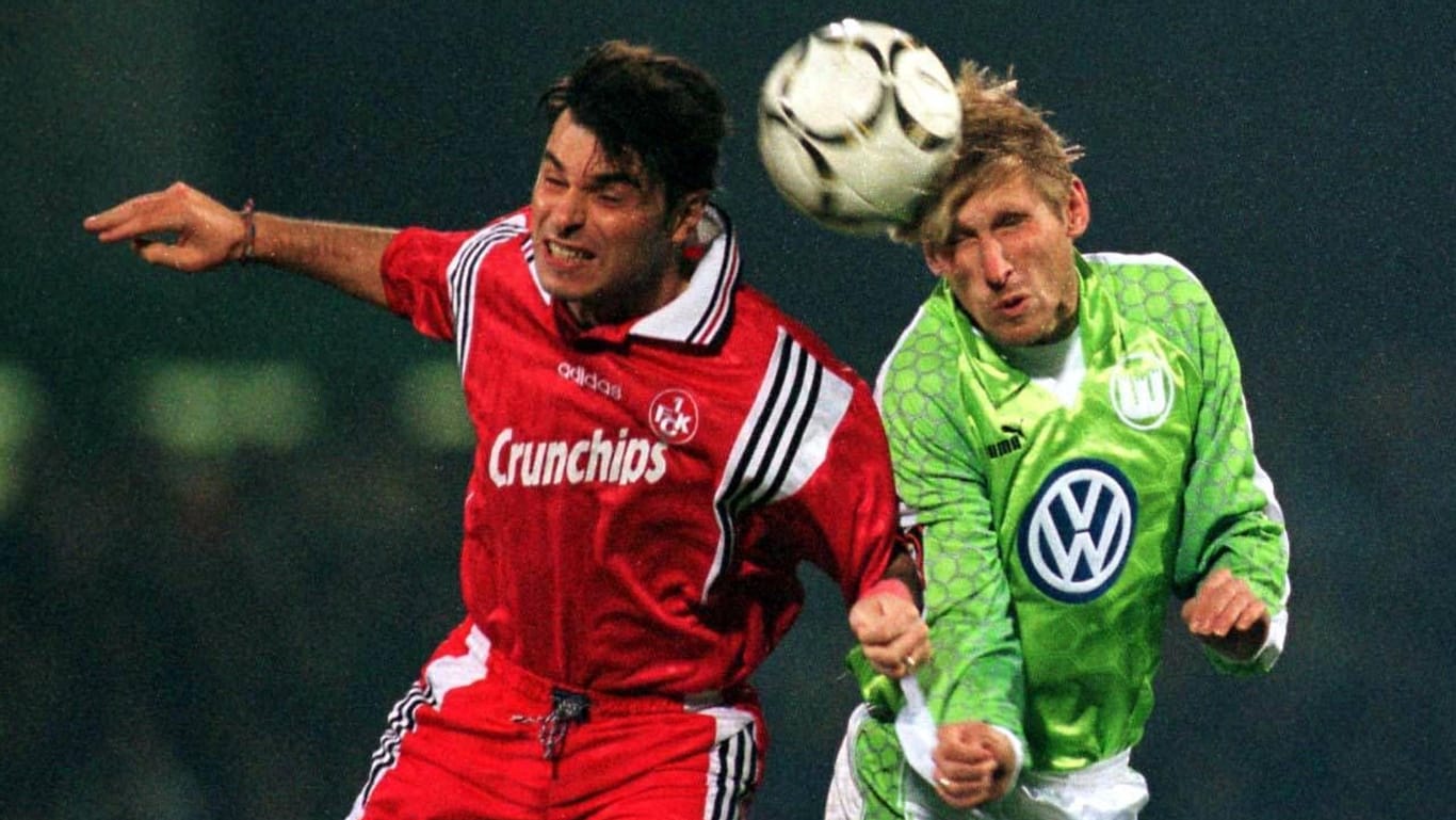 Gemeinsam 1997 aufgestiegen: Dammeier (r.) mit Wolfsburg, Sforza mit Lautern.