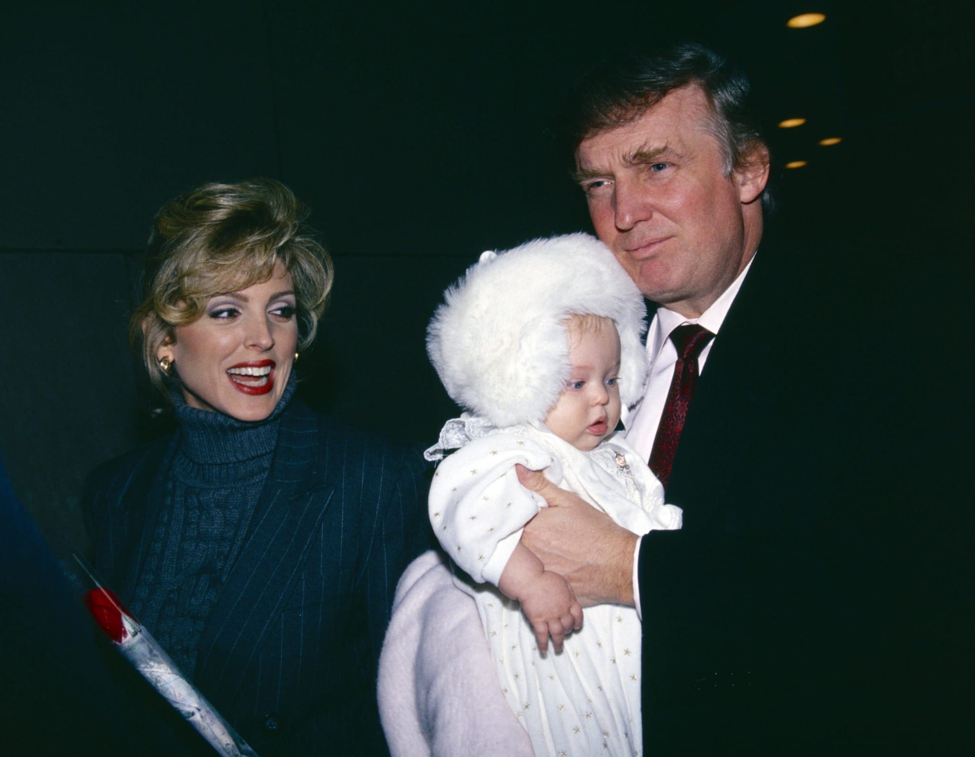 Marla Maples und Donald Trump: Im Oktober 1993 bekamen sie die gemeinsame Tochter Tiffany.