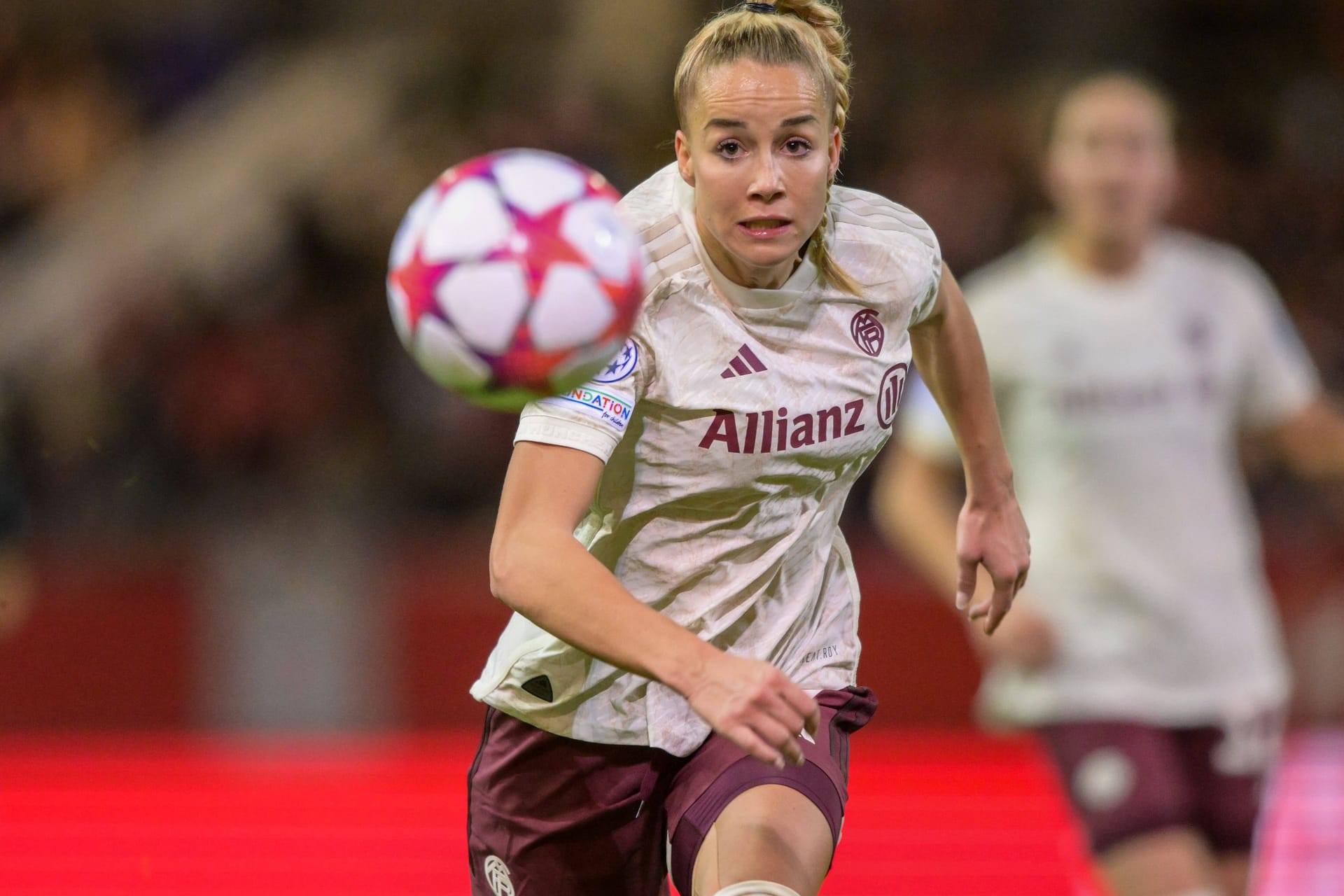 Nationalspielerin Giulia Gwinn konnte mit den Bayern-Frauen nicht gewinnen.