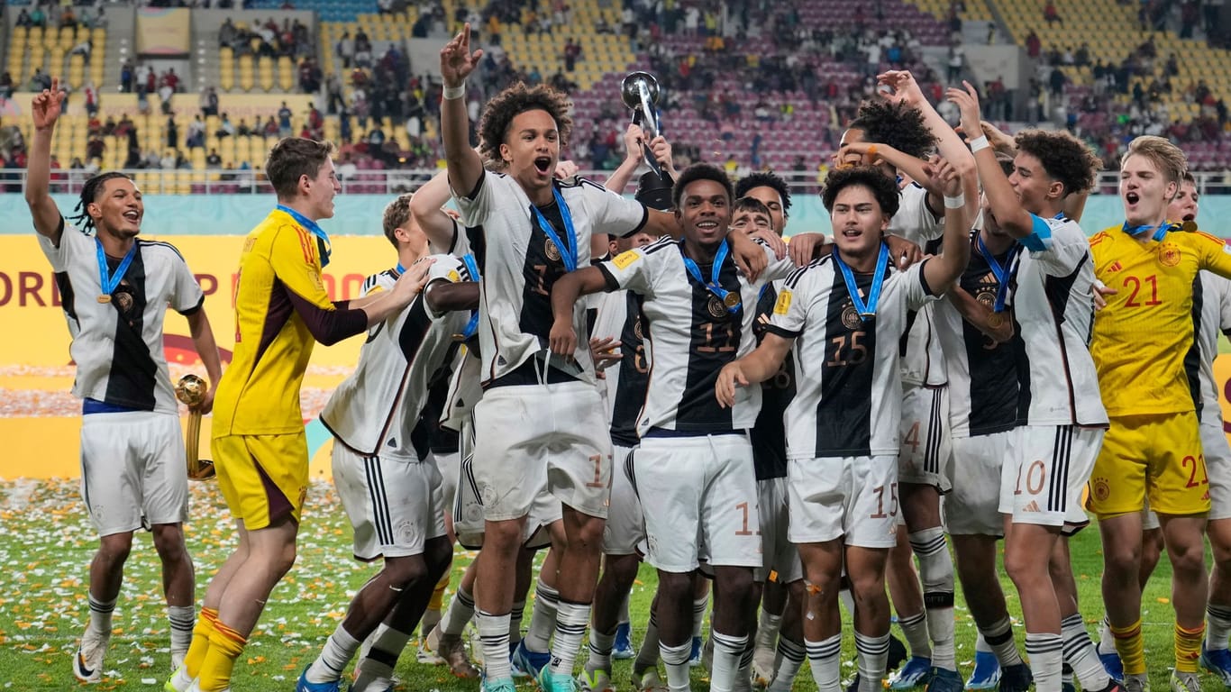 Deutschland jubelt: Der WM-Titel der U17 sorgt für viel Begeisterung.