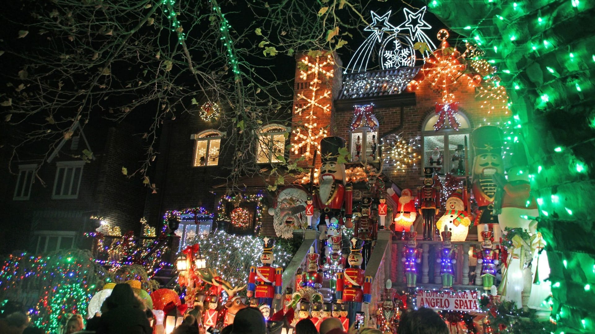 Weihnachtshaus in Dyker Heights Weihnachtshaus in Dyker Heights