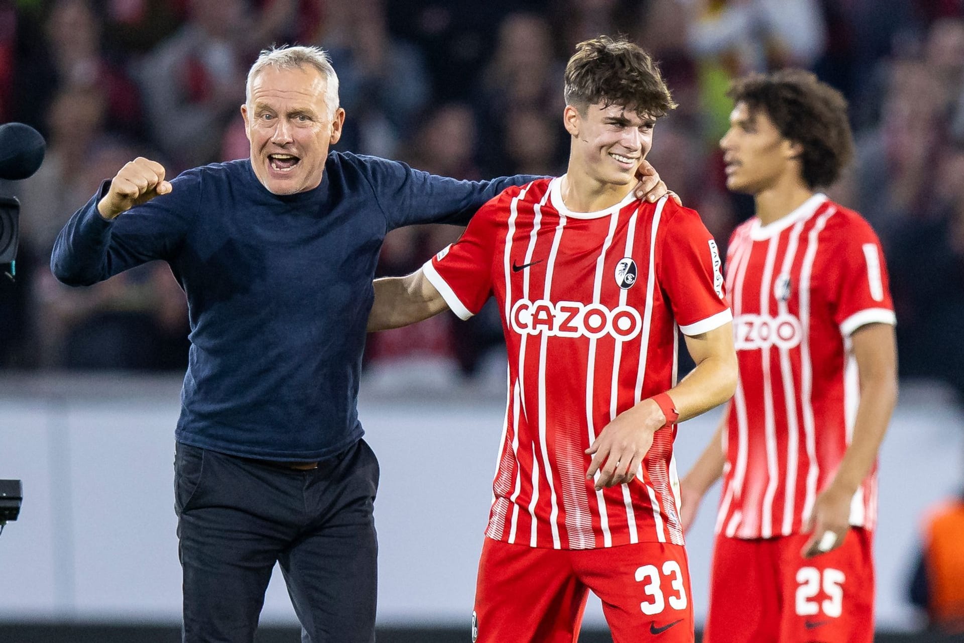 Christian Streich und Noah Weißhaupt