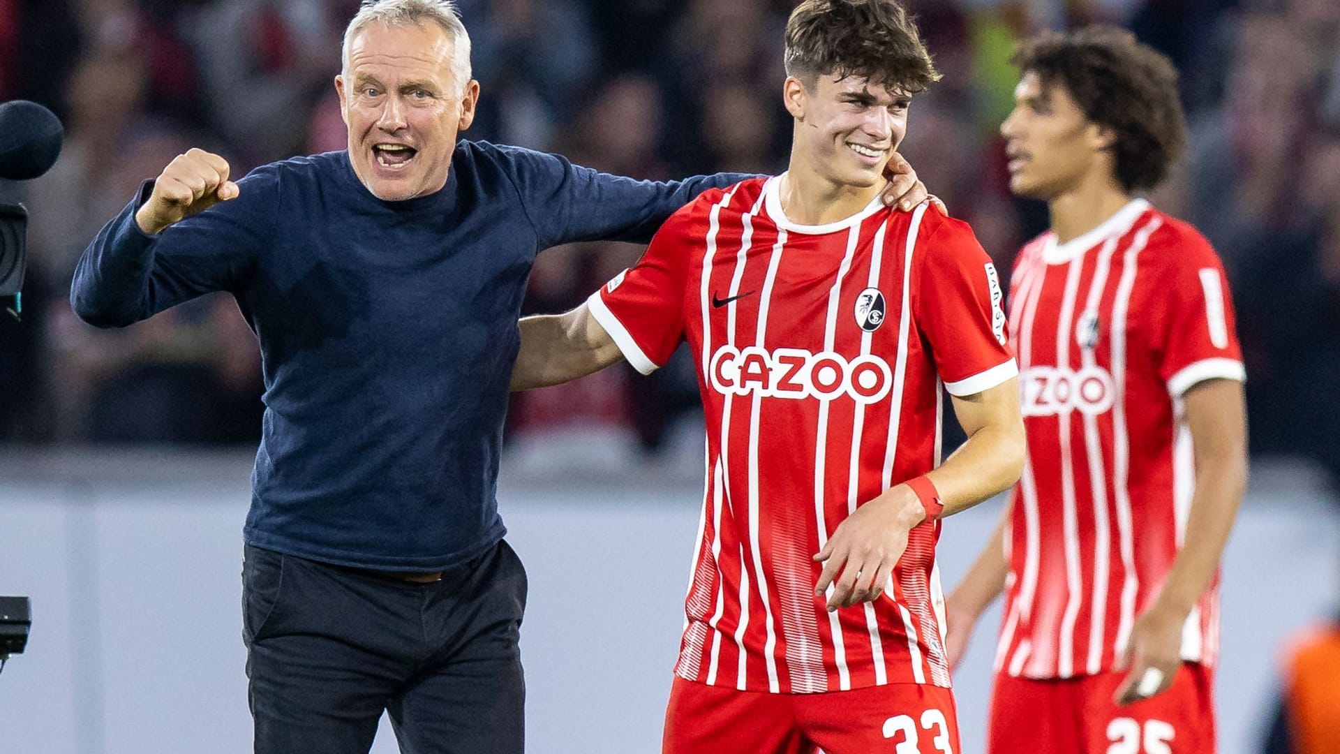 Christian Streich und Noah Weißhaupt