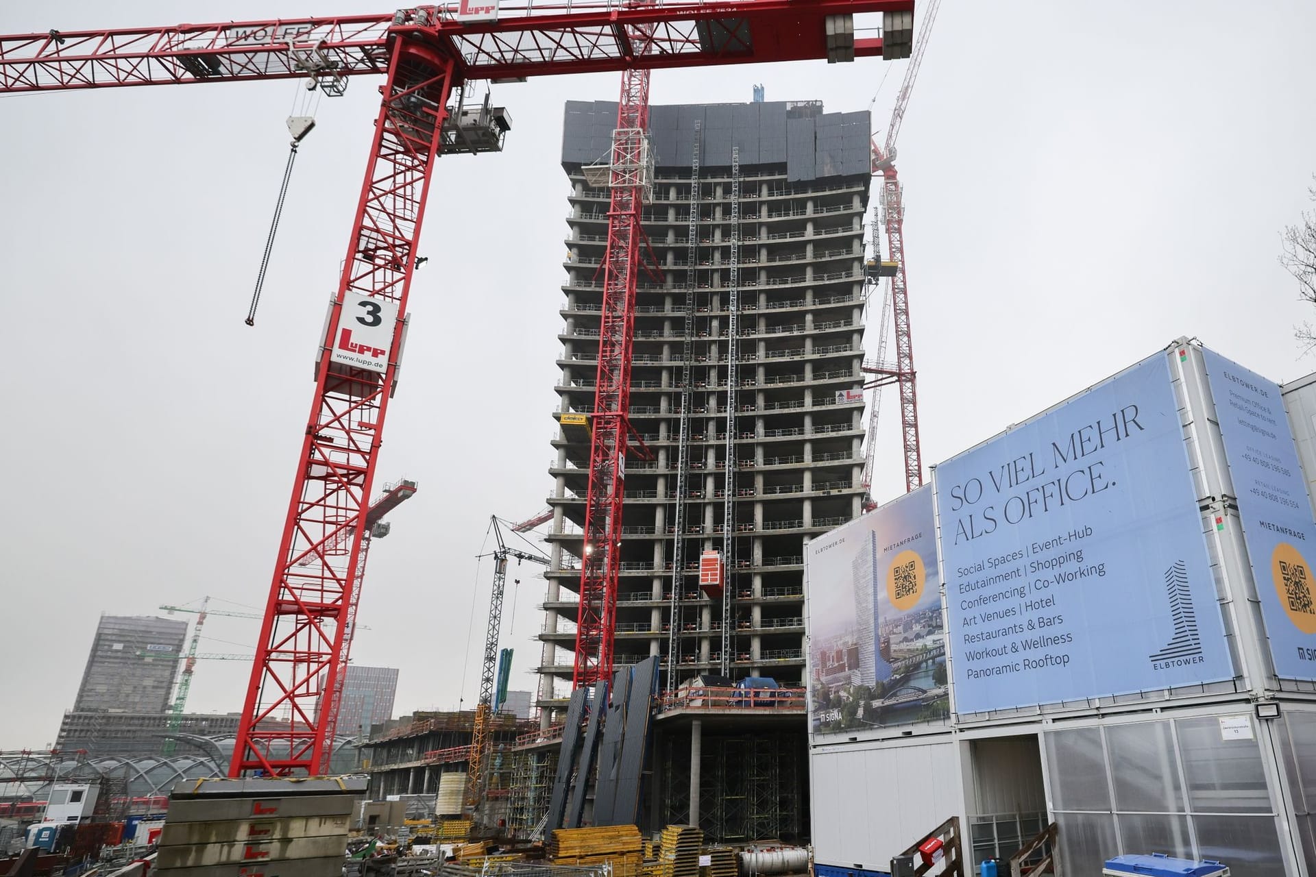 Baustelle Elbtower