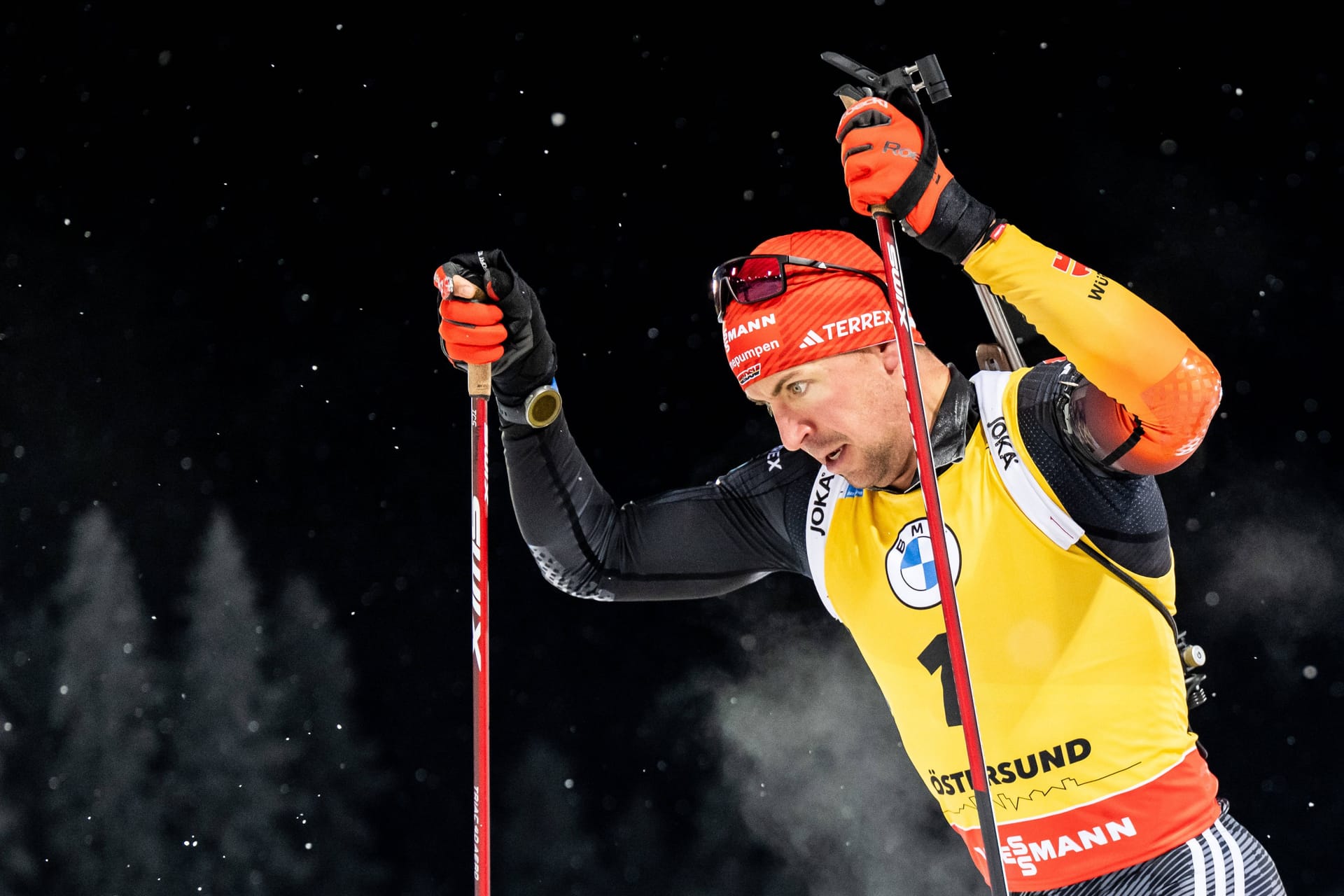 Philipp Nawrath: Der deutsche Biathlet führt die Gesamtwertung an.