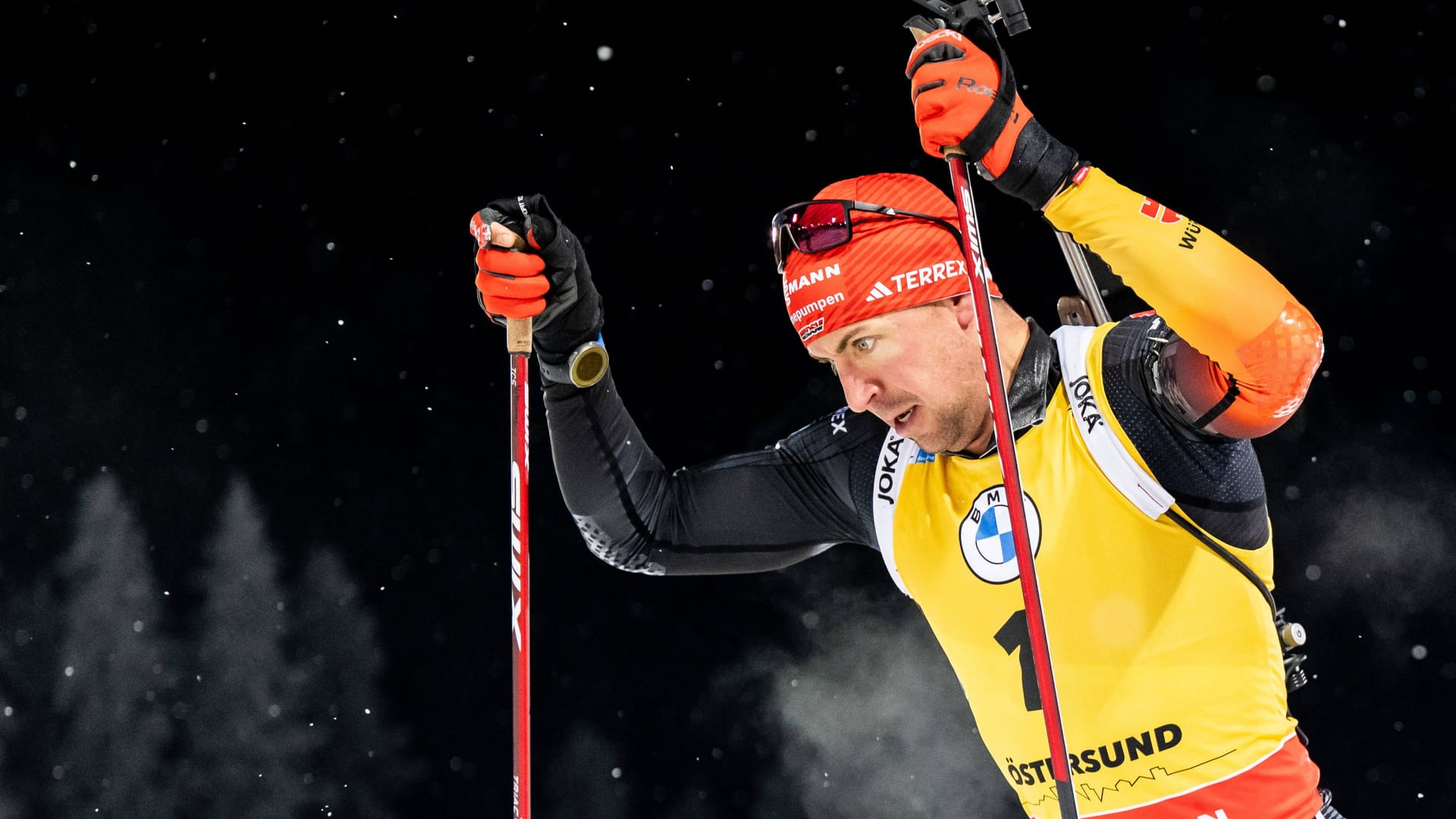 Philipp Nawrath: Der deutsche Biathlet führt die Gesamtwertung an.