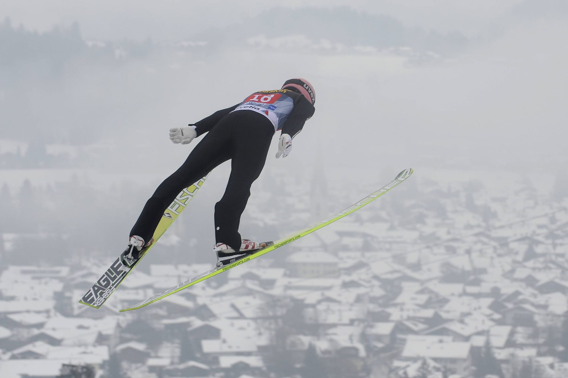 Severin Freund: Der frühere Skispringer im Jahr 2010 bei der Tournee in Oberstdorf.