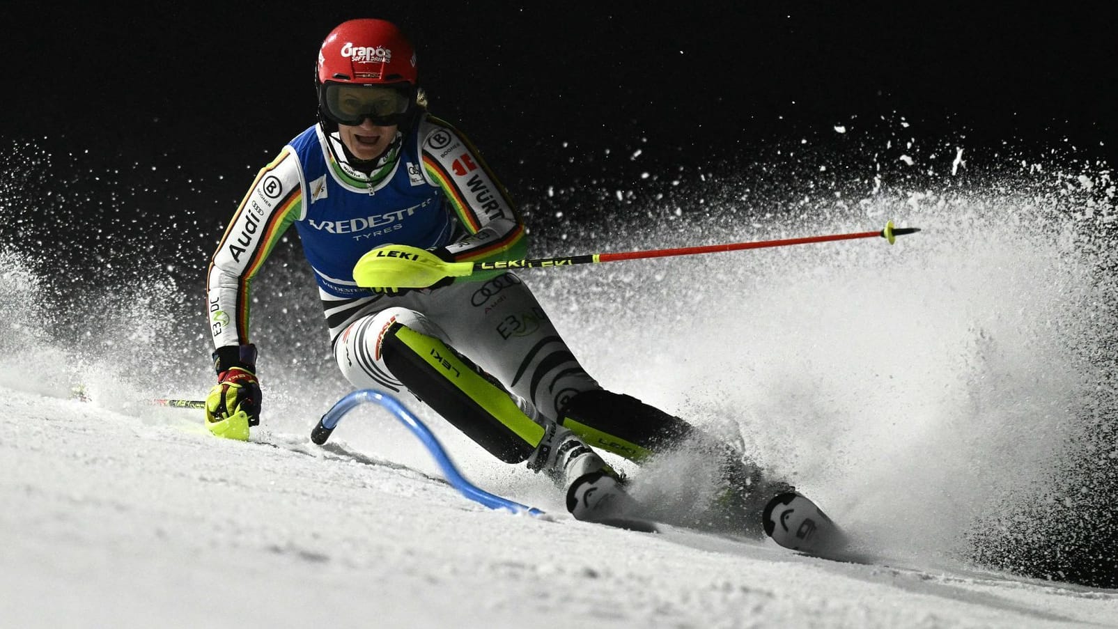 Lena Dürr im ersten Durchgang: Das Rennen in Courchevel war eins zum Vergessen.