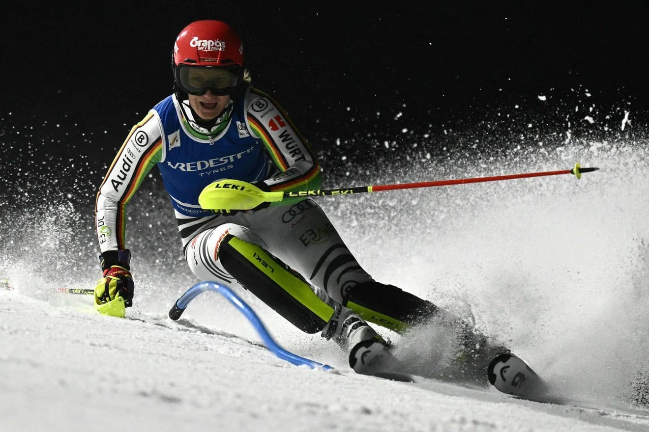 Lena Dürr im ersten Durchgang: Das Rennen in Courchevel war eins zum Vergessen.