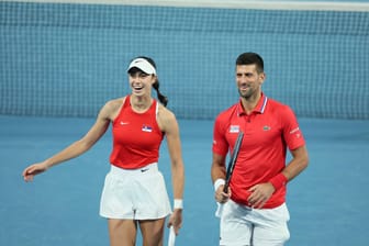 Novak Djokovic und Olga Danilovic