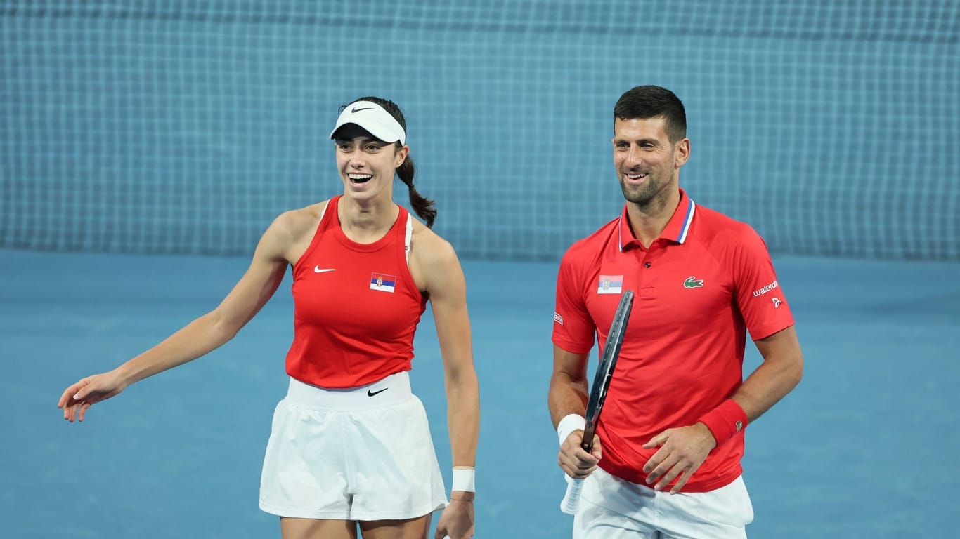 Novak Djokovic und Olga Danilovic