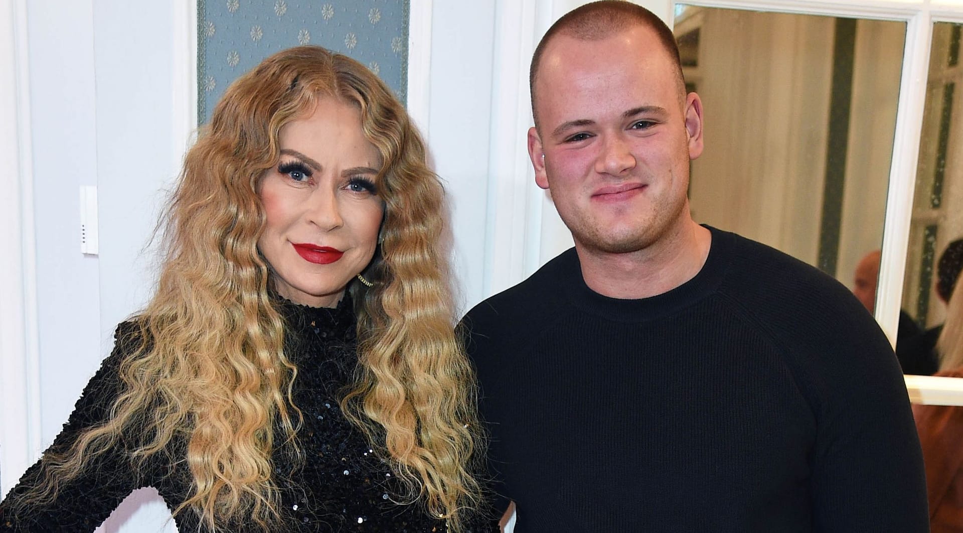 Jenny Elvers und ihr Sohn Paul: Die beiden besuchten die "Movie Meets Media" in Hamburg.