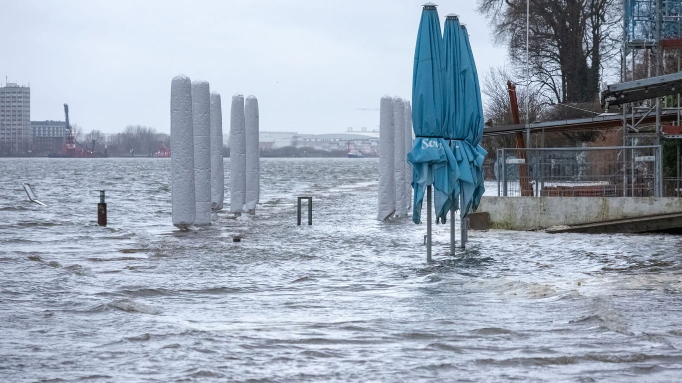 Hochwasser in Hamburg