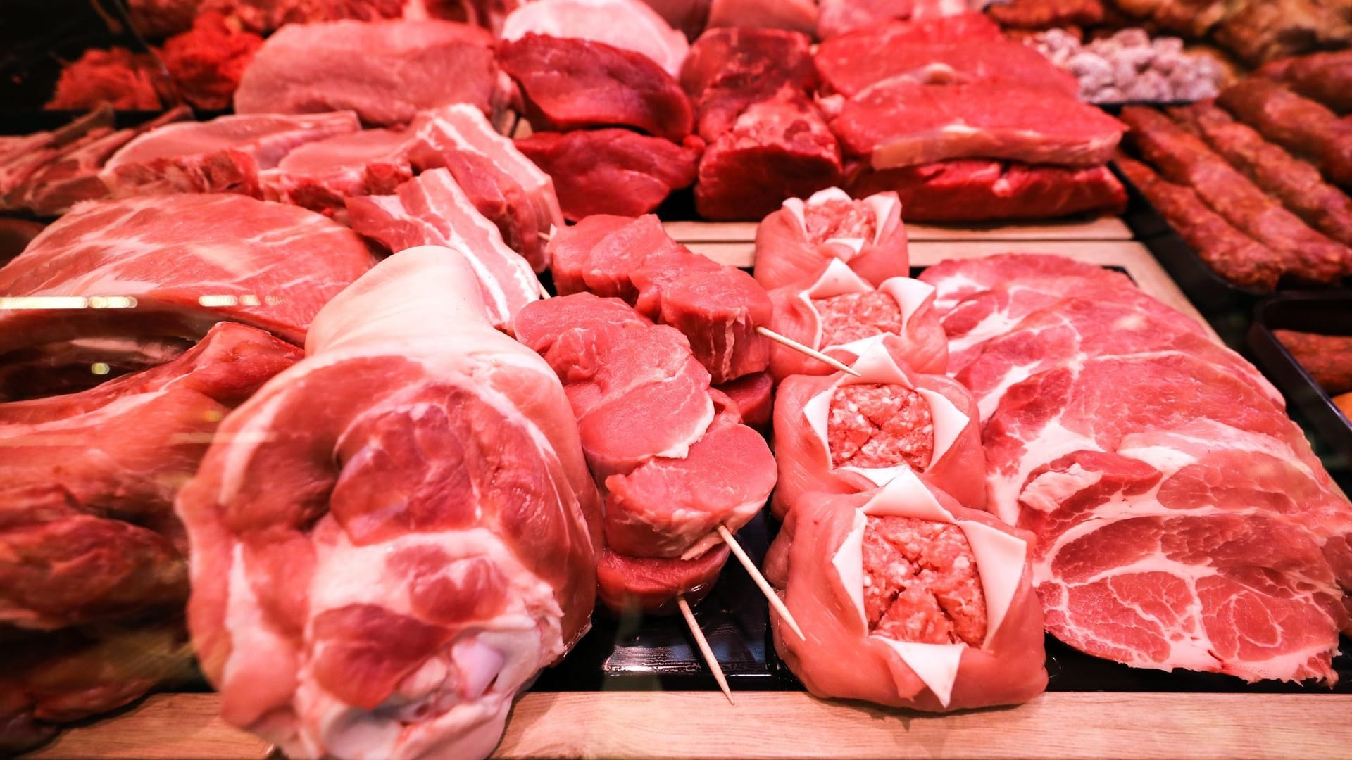 Fleisch im Supermarkt Fleisch im Supermarkt