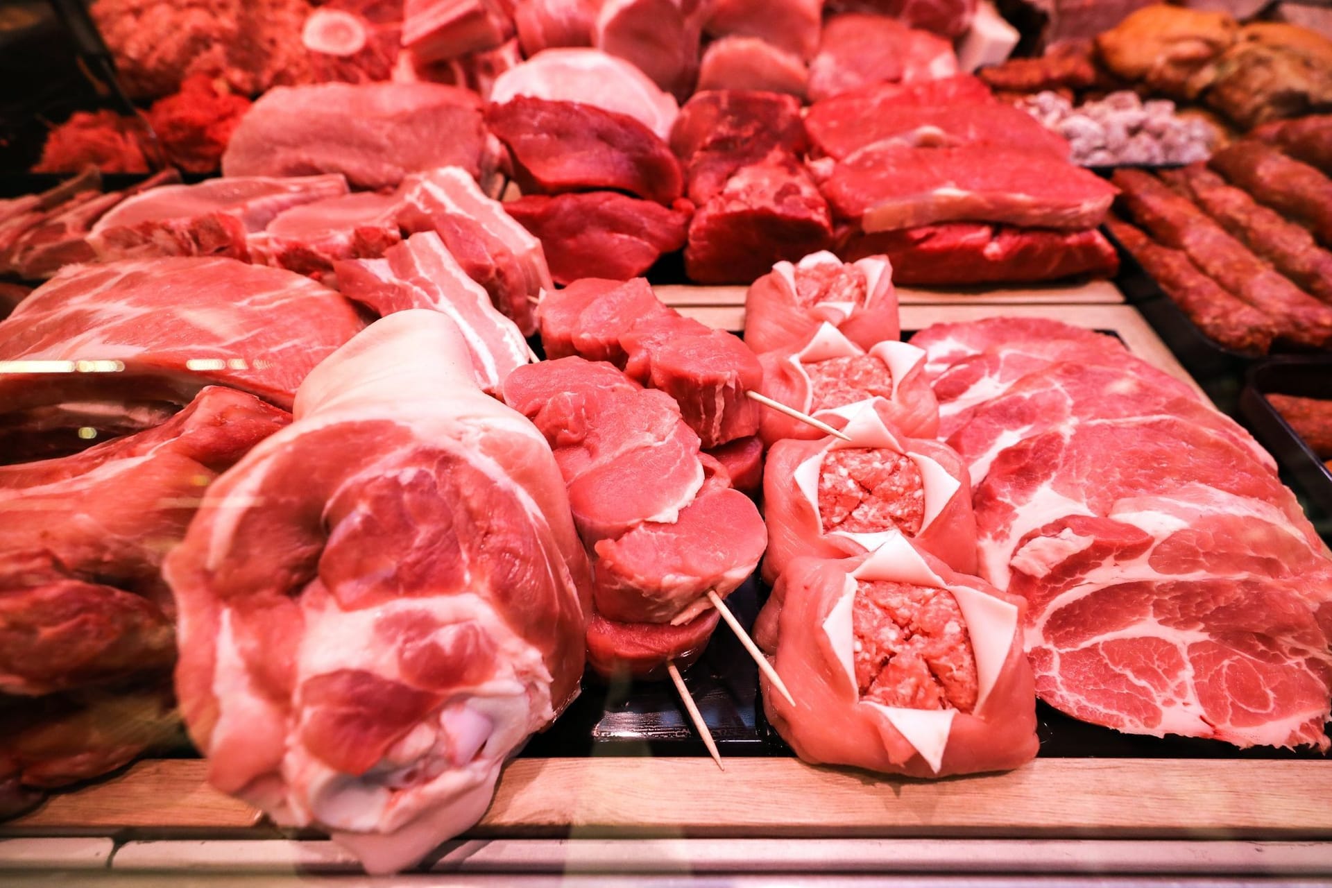 Fleisch im Supermarkt Fleisch im Supermarkt