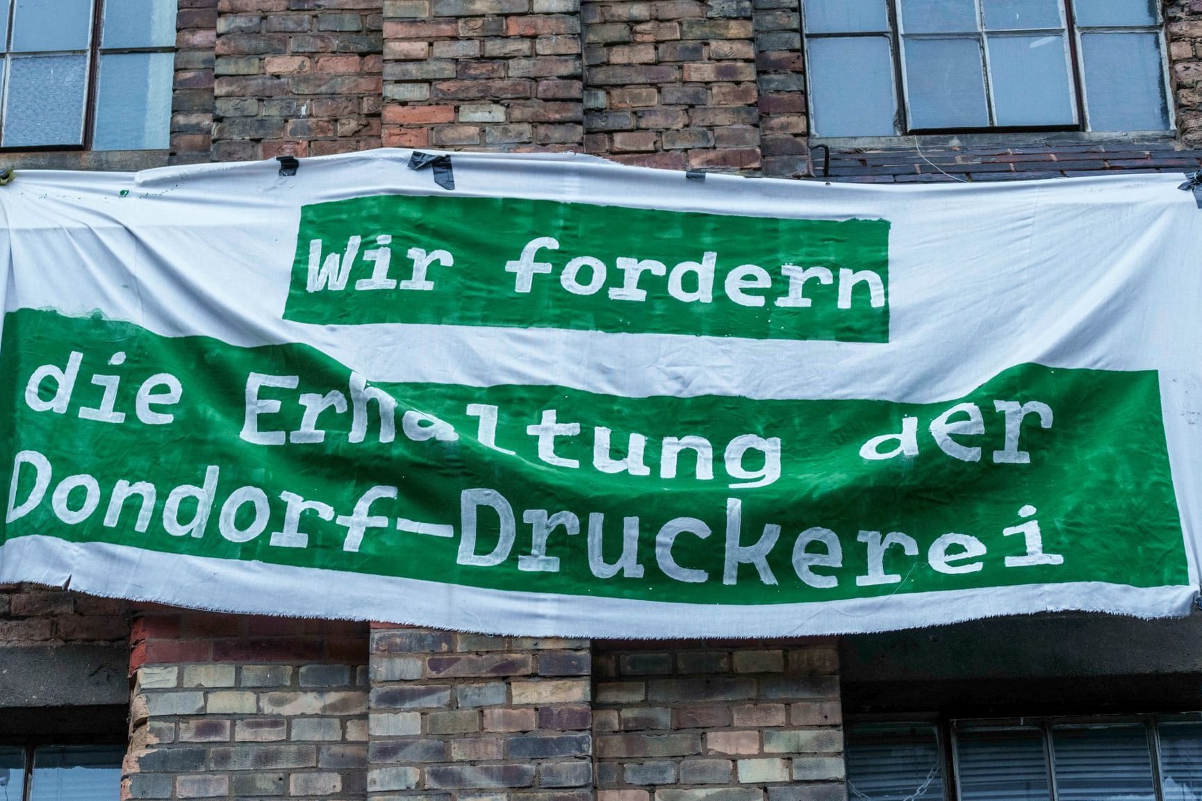 Dondorf-Druckerei erneut besetzt
