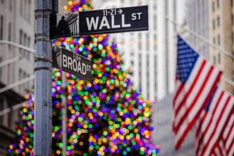 An der Wall Street wird auch in der Weihnachtszeit gehandelt