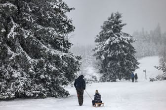 Neuschnee in Höhenlagen - Kahler Asten