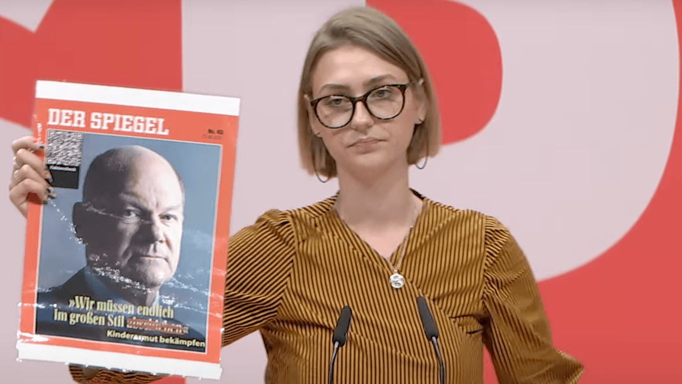 Jungsozialistin Nina Gaedike: "Du irrst dich, Olaf!"