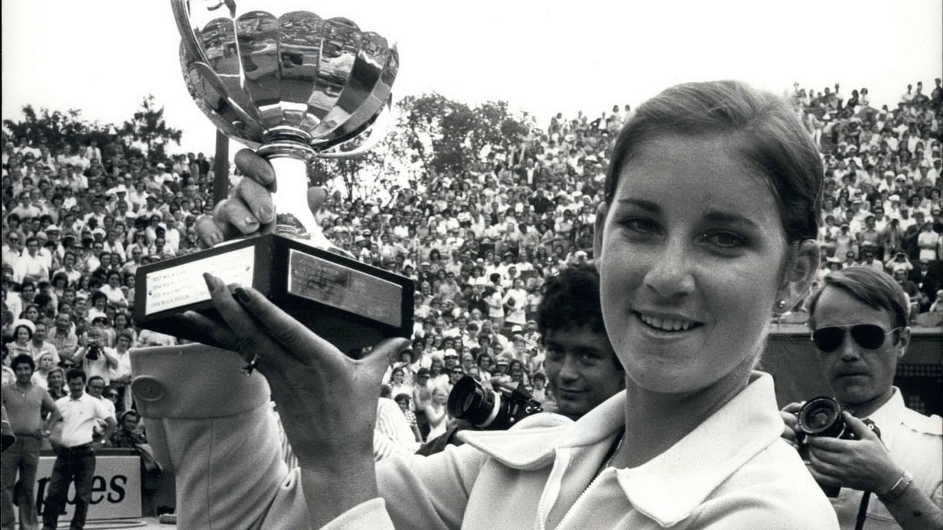 Chris Evert: Sie gewann 1974 und 1975 die French Open.