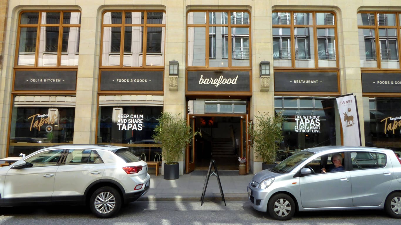 Blick auf das "Barefood Deli" in der Lilienstraße: Das Restaurant hat offenbar ab sofort geschlossen.