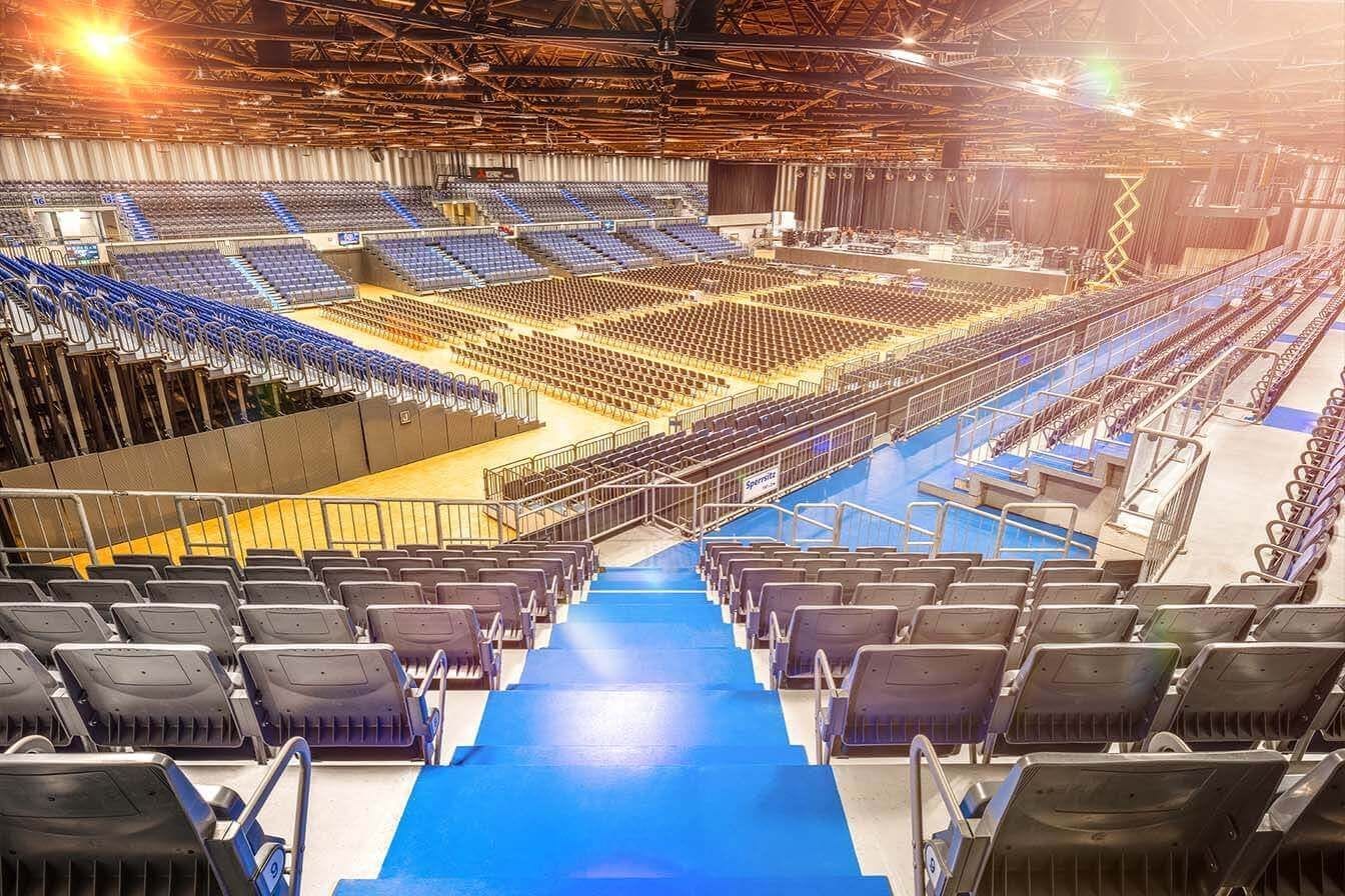 Die Mitsubishi-Electric-Halle in Düsseldorf: Hier wird Ado im März auftreten.