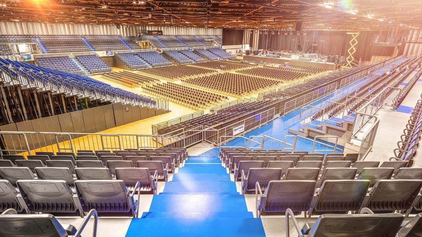 Die Mitsubishi-Electric-Halle in Düsseldorf: Hier wird Ado im März auftreten. Die Mitsubishi-Electric-Halle in Düsseldorf: Hier wird Ado im März auftreten.