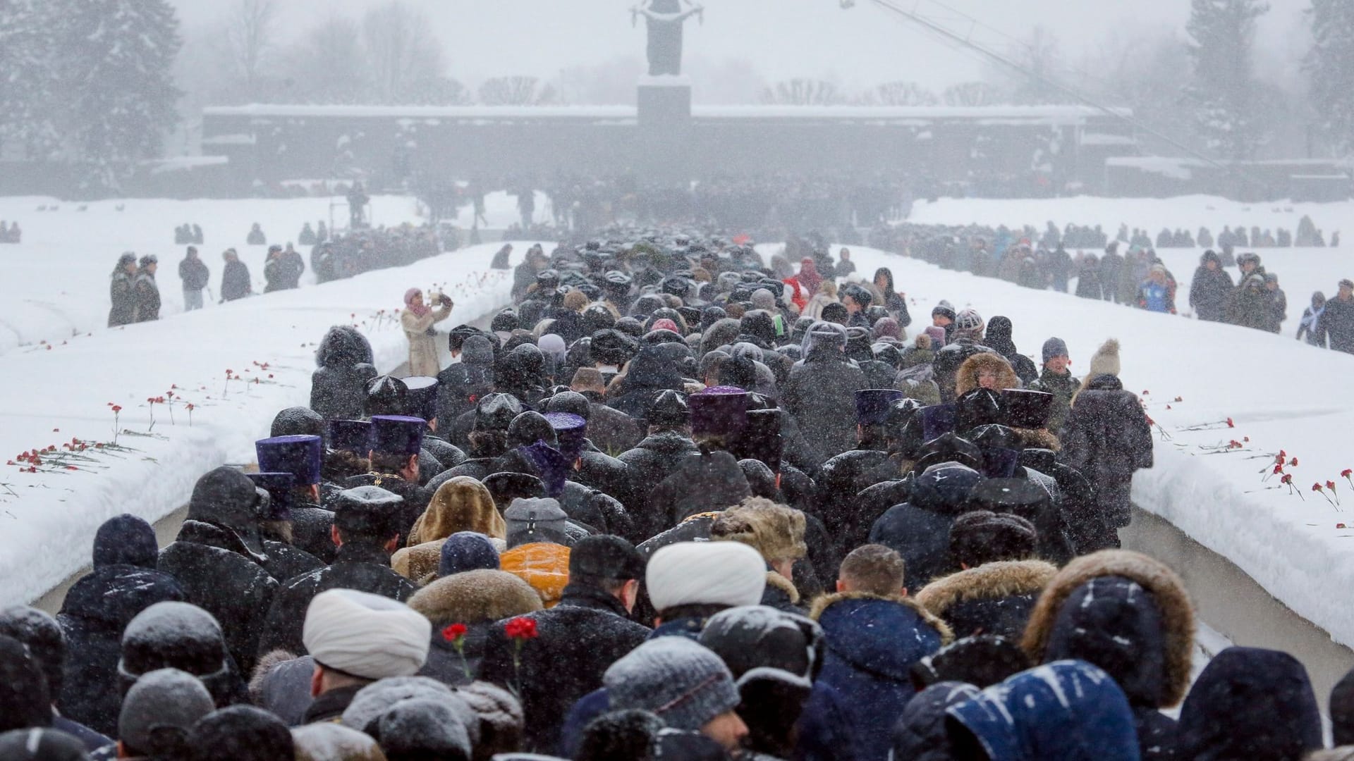 Gedenken an Leningrader Blockade