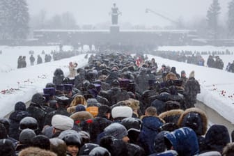 Gedenken an Leningrader Blockade