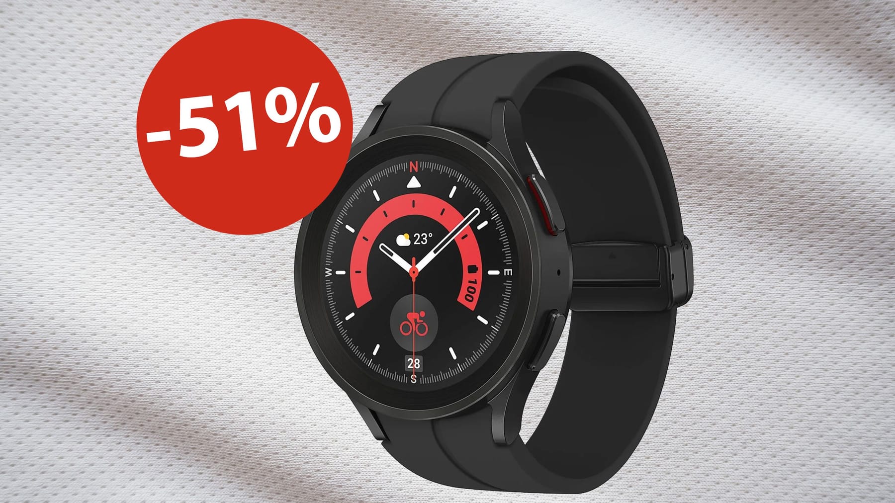 Jetzt zugreifen: Samsung Galaxy Watch5 Pro bei MediaMarkt extrem reduziert