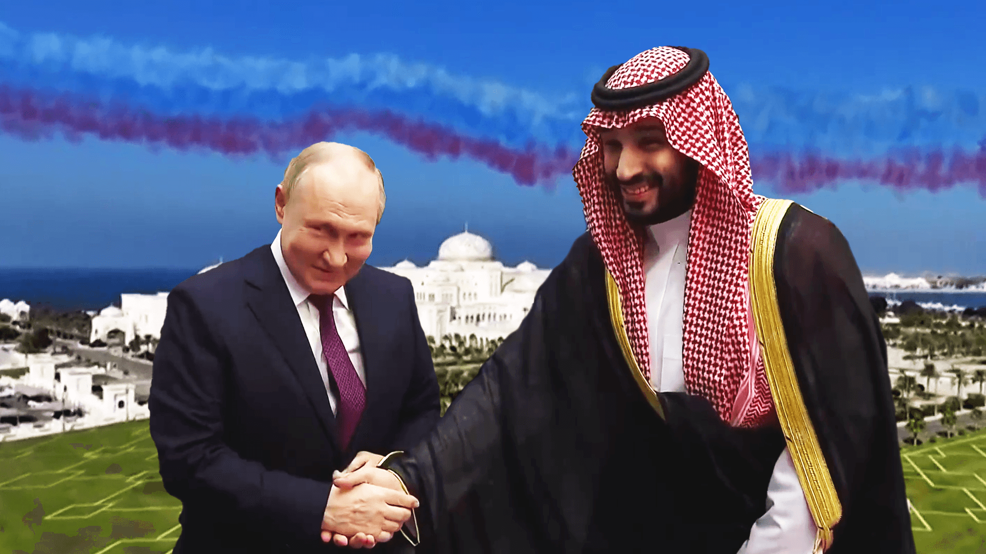 Abu Dhabi: Hier wird Putin prächtig gefeiert.